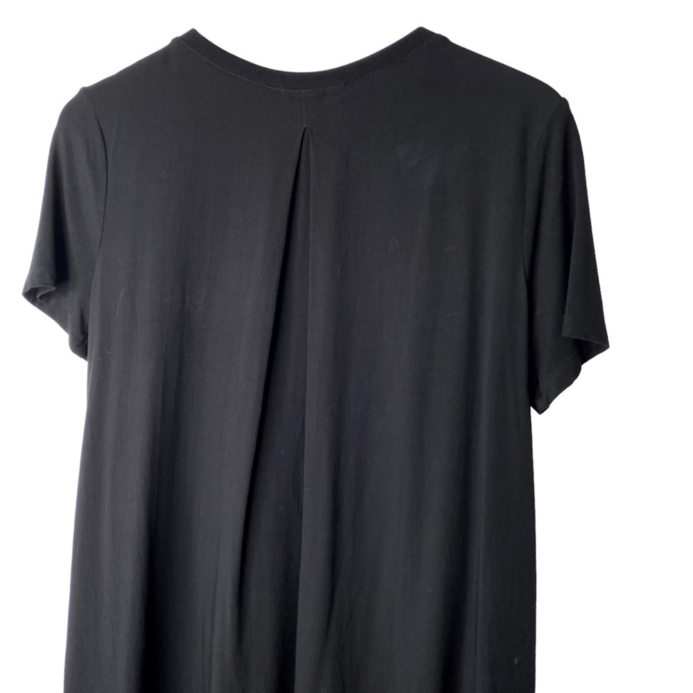Splendid Charli T-shirt MIDI Dress Pockets Black Size Small - Picture 6 of 11